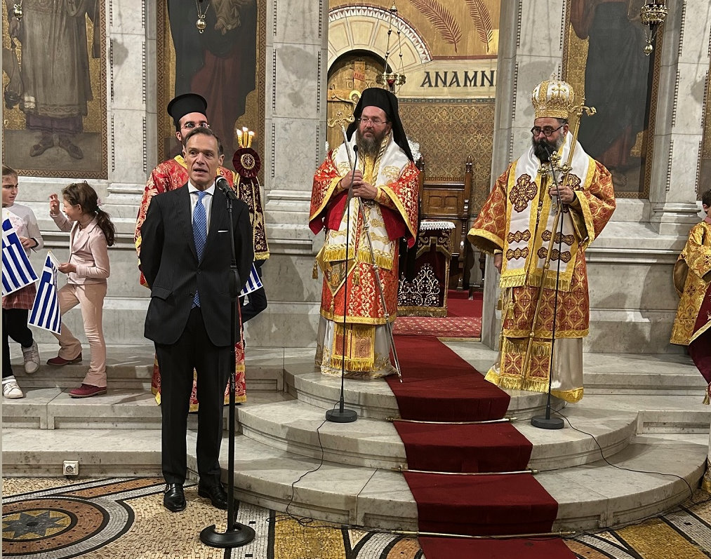 Ο Πρέσβης της Ελλαδος στη Γαλλια κ. Αλεξανδρίδης Αντώνης