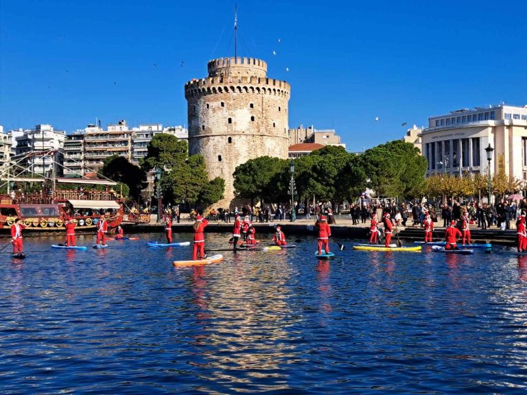 Αγιοβασίληδες με sup στον Θερμαϊκό