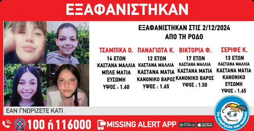 eksafanisi paidiwn Rodos