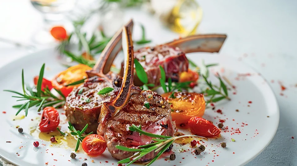 Lamp chops gourmet