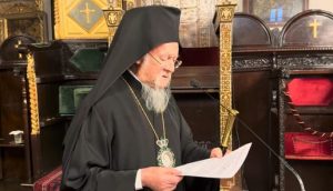 Ο Οικουμενικός Πατριάρχης Βαρθολομαίος