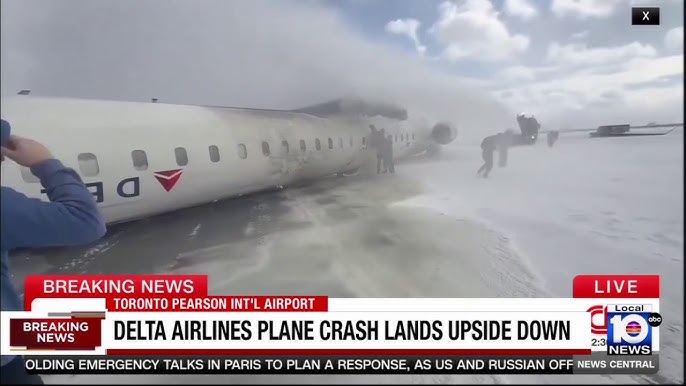 Delta airlines crashed Toronto
