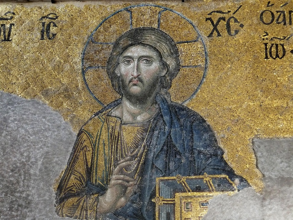 Εικόνα του Ιησού στην Αγία Σοφία Κωνσαντινούπολης