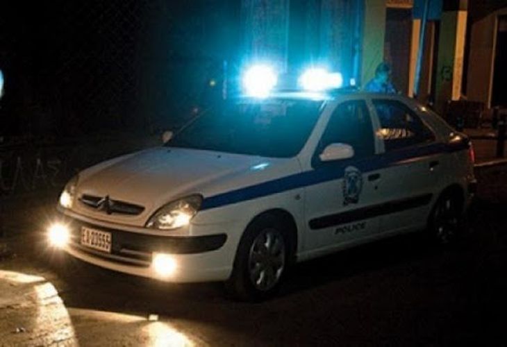 Περιπολικό αστυνομία βράδυ