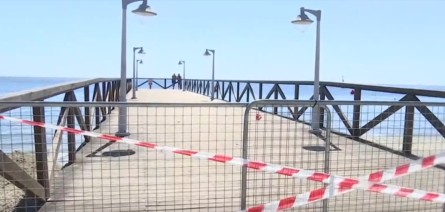 Κλειστή η προβλήτα στην παραλία Κατερίνης