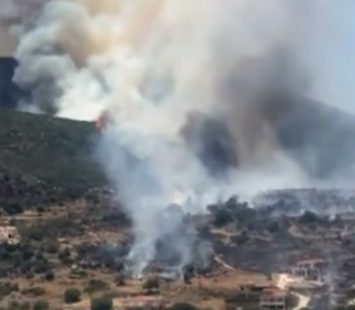Φωτιά στη Μονεμβασιά