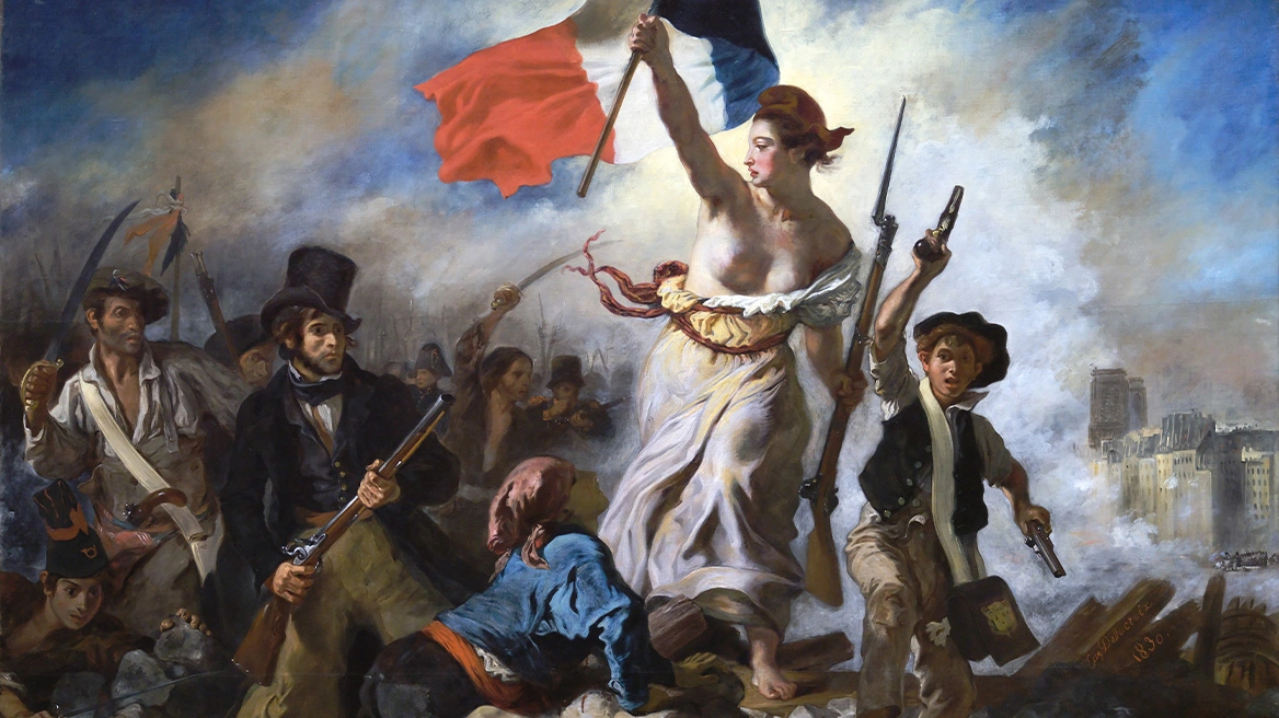 «Η Ελευθερία οδηγεί τον Λαό» (La Liberté guidant le peuple) του Ντελακρουά
