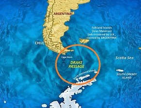 Drake Passage map