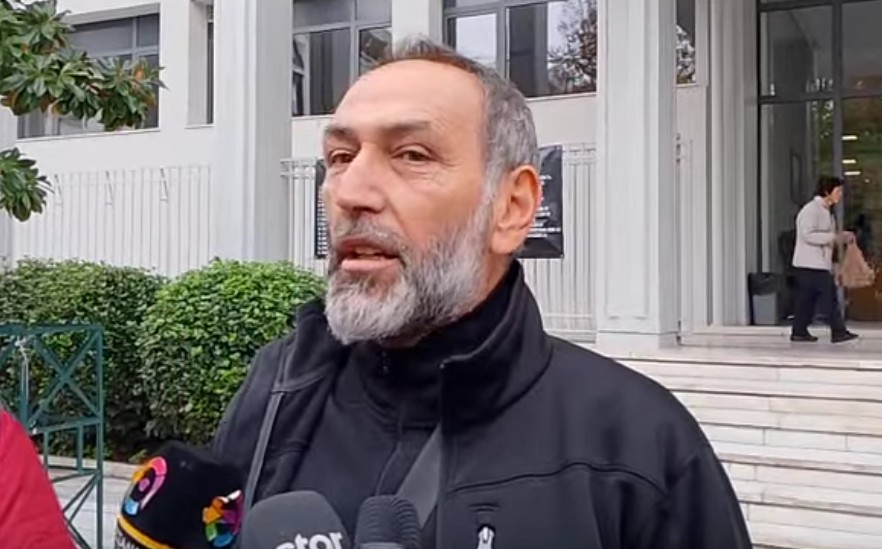 Ο Χρήστος Τηλκερίδης πατέρας θύματος Τεμπών