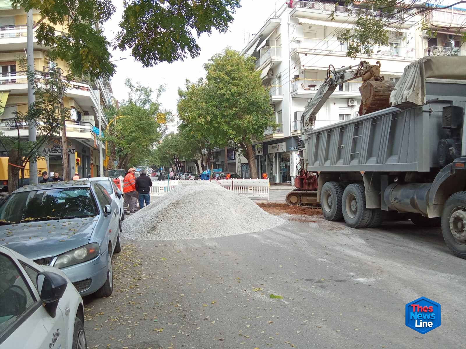 Οδός Μακεδονίας κλειστή έργα