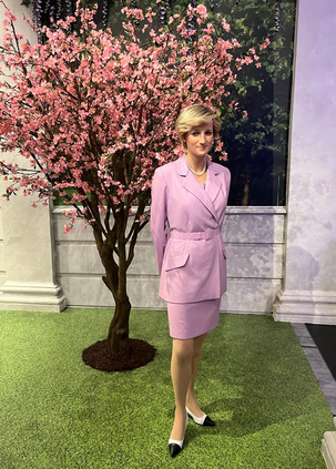 Κέρινο ομοίωμα πριγκίπισσας Νταϊανας στο μουσείο Τισό Λονδίνο