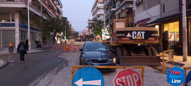 Έργα Μπότσαρη δρόμος κλειστός