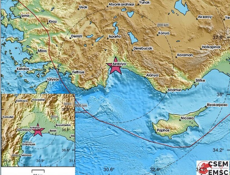 Σεισμός στην Τουρκία