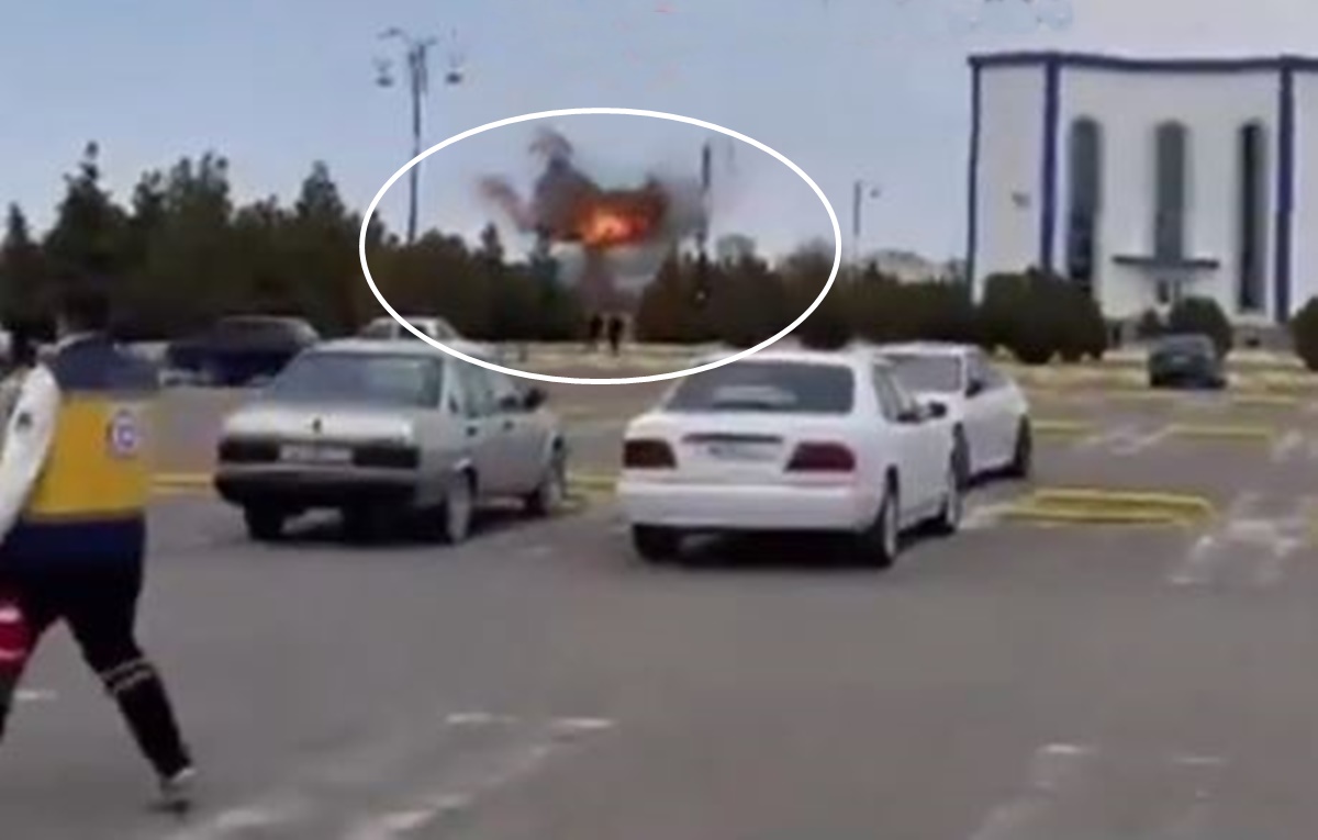 Drones στο αεροδρόμιο του Αζερμπαϊτζάν