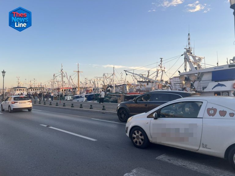 Διαμαρτυρία αλιέων στην παραλία της Θεσσαλονίκης
